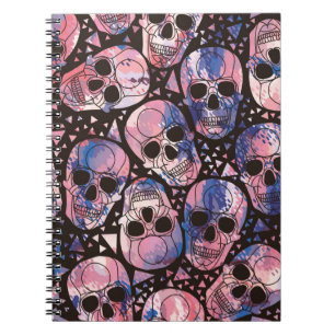 Schuif met veelhoekige siervoorwerpen. Halloween.  Notitieboek