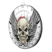 Schuif met vleugels en gitaren dartbord (Voorkant Rechts)