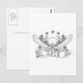 Schuif met Wings Rock Banner Briefkaart (Voorkant / Achterkant)