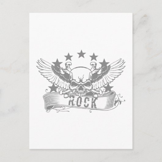 Schuif met Wings Rock Banner Briefkaart (Voorkant)