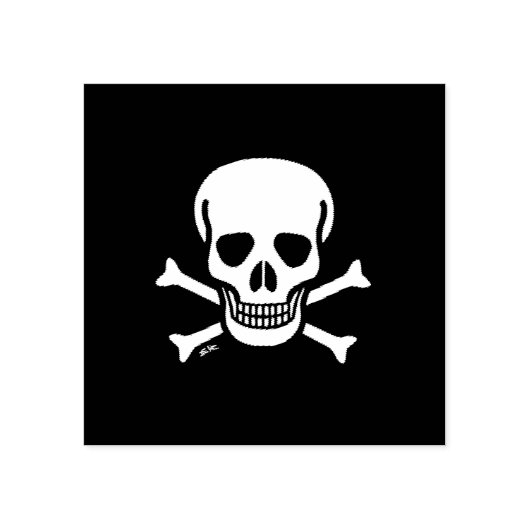 Schuif n Botten Zwarte rubberstempel (Afrduk)