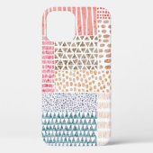 Schuif naadloos patroon in patchwork-stijl. Eenvou Case-Mate iPhone Case (Achterkant)