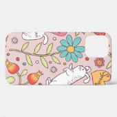 Schuif naadloos patroon met bundels Case-Mate iPhone case (Achterkant (horizontaal))