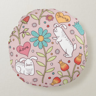 Schuif naadloos patroon met bundels rond kussen