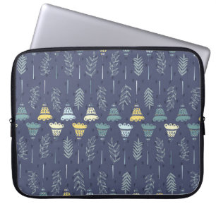 Schuif naadloze textuur met perfecte natuurlijke b laptop sleeve