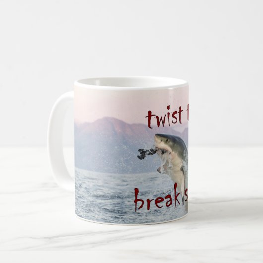 Schuif naar Break Seal - Mok haaien (Voorkant links)