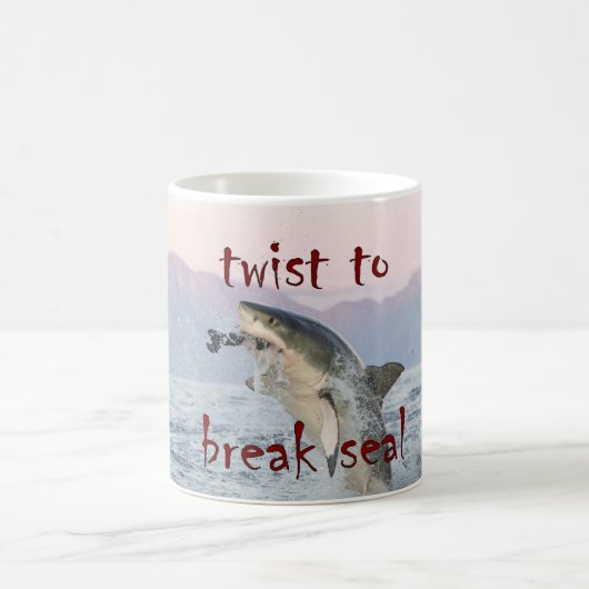 Schuif naar Break Seal - Mok haaien (Center)