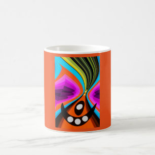 Schuif naar de toekomstige kunst koffiemok
