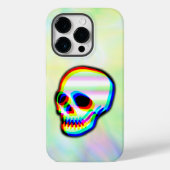 Schuif neonillustratie op waterverf achtergrond Case-Mate iPhone case (Achterkant)