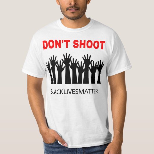 Schuif niet - Black Lives Matter T-Shirt (Voorkant)
