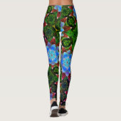 Schuif of roest de virtuele bloem leggings (Achterkant)