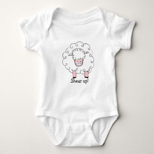 Schuif omhoog! Baby T-shirt (Voorkant)