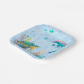 Schuif onderwater papieren bordje (Gebogen)