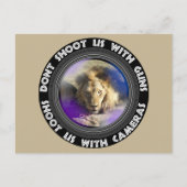 Schuif ons in het wild levende dier- en plantgoed feestdagenkaart (Voorkant)