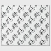 Schuif op 3 wielen cadeaupapier (Vlak)