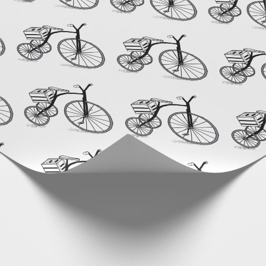 Schuif op 3 wielen cadeaupapier (Hoek)