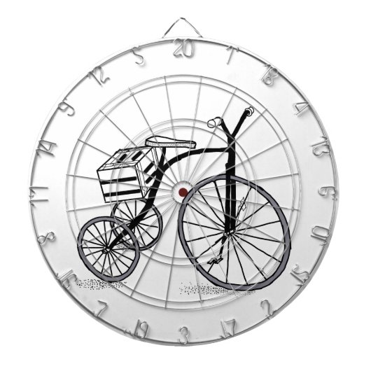 Schuif op 3 wielen dartbord (Voorkant)