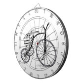 Schuif op 3 wielen dartbord (Voorkant Rechts)