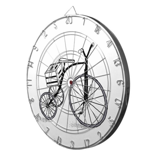 Schuif op 3 wielen dartbord (Voorkant Rechts)