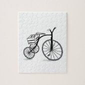 Schuif op 3 wielen legpuzzel (Verticaal)