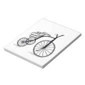 Schuif op 3 wielen notitieblok (Linkerzijde)