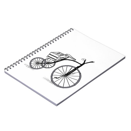 Schuif op 3 wielen notitieboek (Linkerzijde)