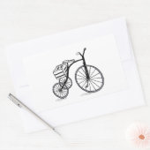 Schuif op 3 wielen rechthoekige sticker (Envelop)