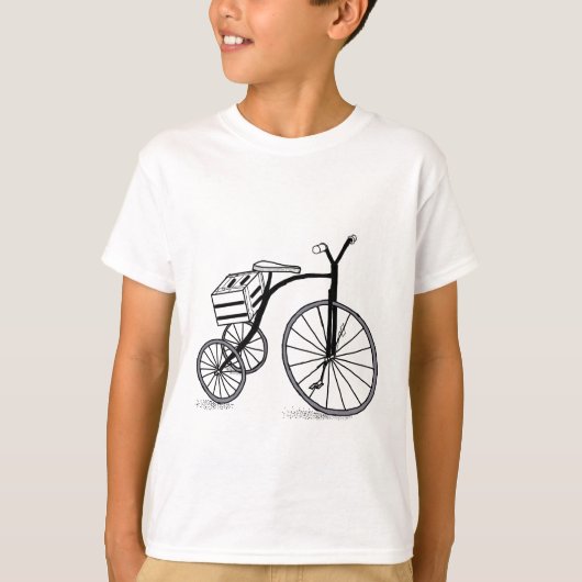 Schuif op 3 wielen t-shirt (Voorkant)