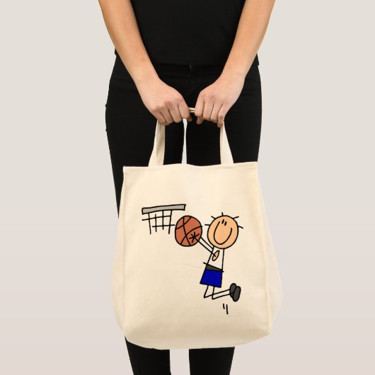 Schuif op Basketball Sink T-shirs en Gifts Tote Bag (Voorkant (product))