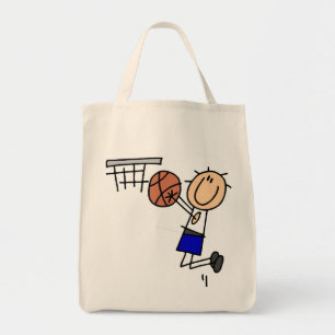 Schuif op Basketball Sink T-shirs en Gifts Tote Bag