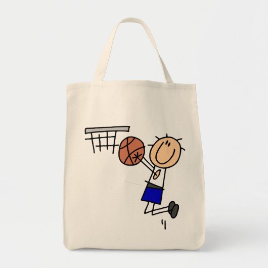 Schuif op Basketball Sink T-shirs en Gifts Tote Bag (Voorkant)