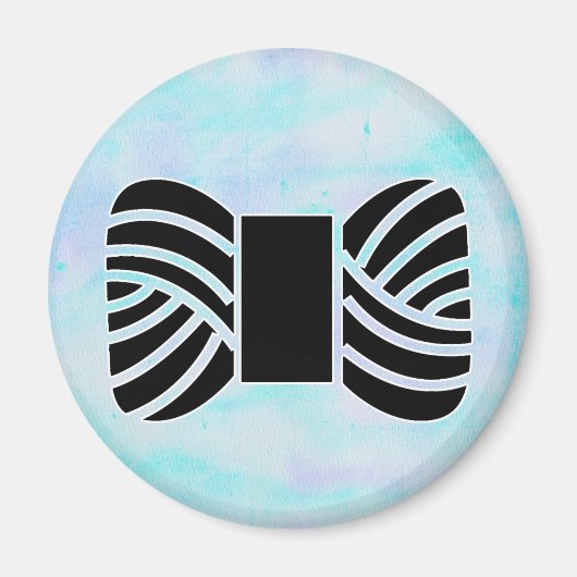 Schuif op de textuur van de waterverf magneet (Voorkant)