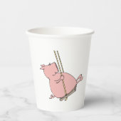 Schuif op een vleugel papieren bekers (Voorkant)