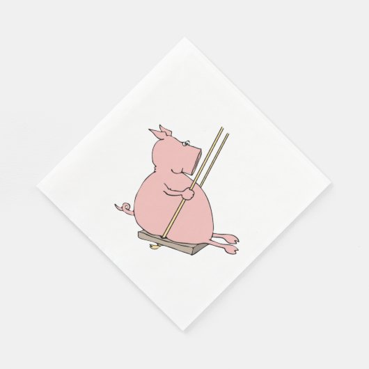 Schuif op een vleugel servet (Hoek)