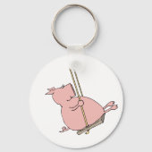 Schuif op een vleugel sleutelhanger (Voorkant)