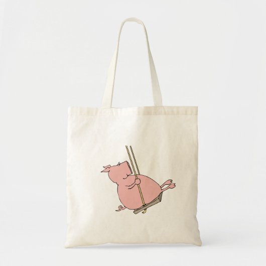 Schuif op een vleugel tote bag (Voorkant)