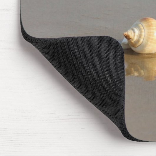 Schuif op het strand muismat (Hoek)