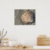 Schuif op het strand Poster (Keuken)