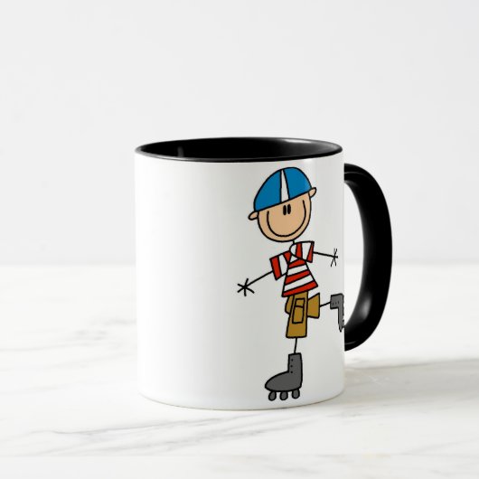 Schuif op het teken Roller Mok (Voorkant rechts)