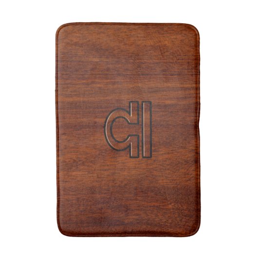 Schuif op Mahogany Style Decor Badmat (Voorkant Verticaal)