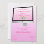 Schuif op Mail Baby Girl Pink Online Kaart (Voorkant)