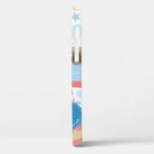 Schuif op vakantie. patroon met cartoon erop Case-Mate iPhone case (Achterkant / Links)