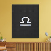 Schuif op zwarte slang canvas afdruk (Insitu (Woonkamer))