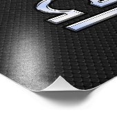 Schuif op zwarte slang foto afdruk (Hoek)