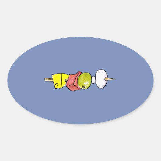 Schuif Ovale Sticker (Voorkant)