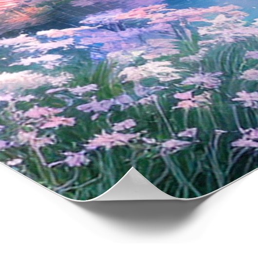 Schuif over de Vreedzame Stroom Poster (Hoek)