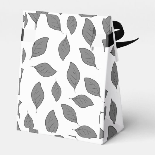 Schuif patroonbladeren bedankdoosjes (Achterkant)