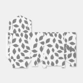 Schuif patroonbladeren bedankdoosjes (Uitgevouwen)