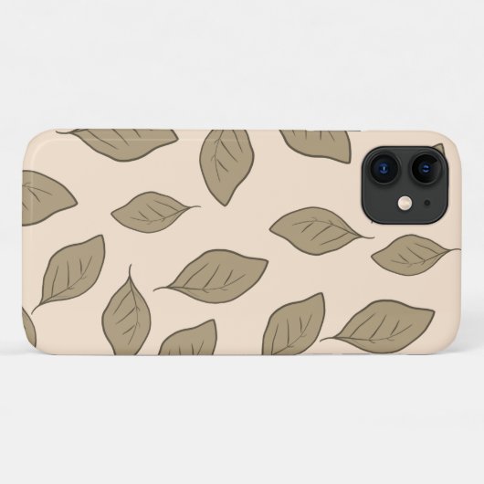 Schuif patroonbladeren Case-Mate iPhone case (Achterkant (horizontaal))