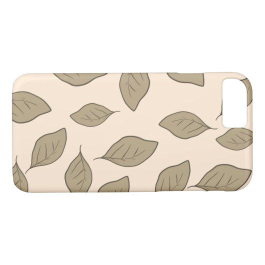 Schuif patroonbladeren Case-Mate iPhone case (Achterkant (Horizontaal))